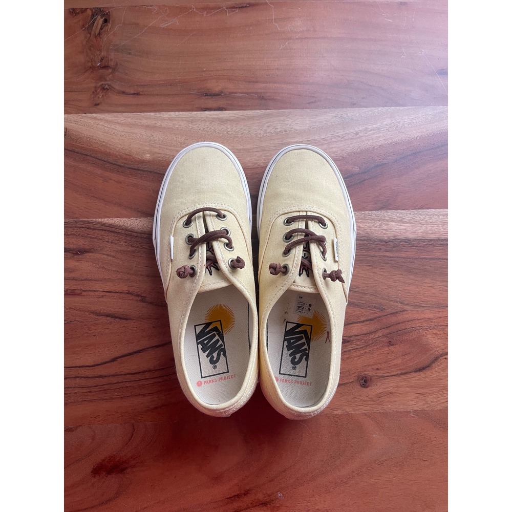 Vans Authentic Wild & Free Yellow Canvas Sneakers Women